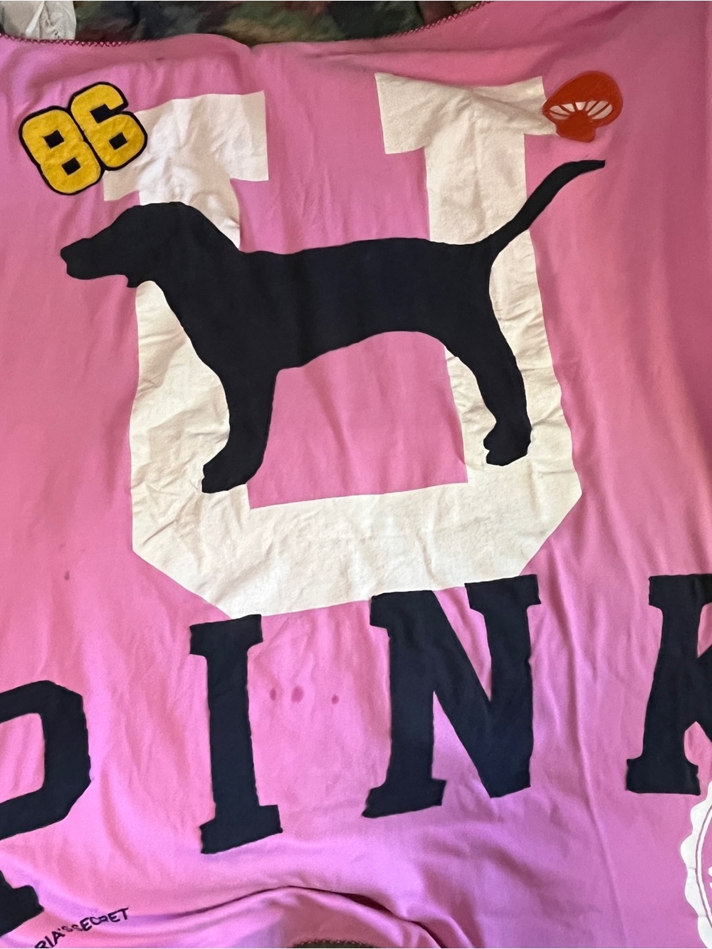 PINK Victoria’s Secret - Rare HTF Pink U stadium blanket